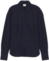 Closed - Camiseta Con Bolsillo De Canalé - Lyst