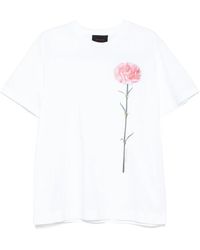 Simone Rocha - T-Shirt Met Print En Korte Mouwen - Lyst