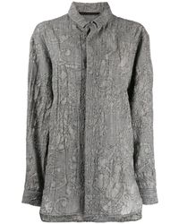 Forme D'expression - Textured Patterned Jacquard Shirt - Lyst