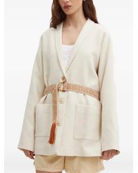 La Petite Francaise - Voyelle Button Pocket Cardigan - Lyst