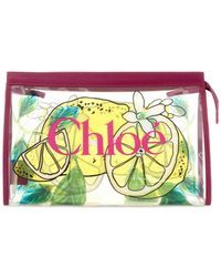 Chloé - Clutch Soleil Con Stampa - Lyst