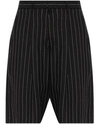 R13 - Pinstripe Bermuda Shorts - Lyst