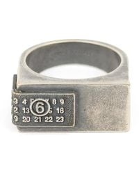 MM6 by Maison Martin Margiela - Numbers-Motif Ring - Lyst