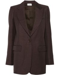 P.A.R.O.S.H. - Notched-lapels Single-breasted Blazer - Lyst