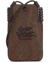 Etro - Paisley-Pattern Phone Bag - Lyst