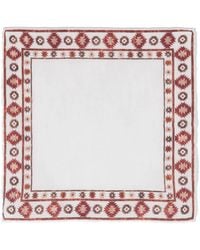 Brunello Cucinelli - Geometric-Print Wool Scarf - Lyst