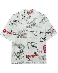Izzue - Chemise À Imprimé Graphique - Lyst