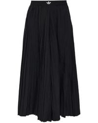 adidas - Pleated Wide-Leg Palazzo Pants - Lyst