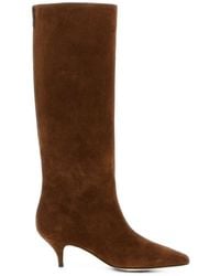 Fabiana Filippi - Suede Knee-High Boots - Lyst