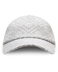 CASABLANCA - Monogram Jacquard Baseball Cap - Lyst
