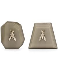 Patrizia Pepe - Fly-Motif Clip-On Earrings - Lyst