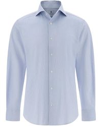 BOGGI - Camicia A Righe A Maniche Lunghe - Lyst