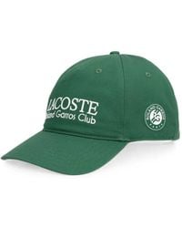 Lacoste - Casquette Roland Garros À Logo Brodé - Lyst