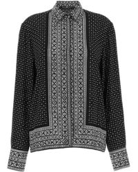 Ermanno Scervino - Crystal-embellished Bandana-print Shirt - Lyst