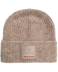 Bogner Fire + Ice - Bonnet Côtelé À Patch Logo - Lyst