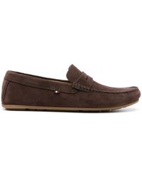 Tommy Hilfiger - Suede Penny Loafers - Lyst