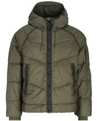 C.P. Company - Lens-Detail Quilted Puffer Jacket - Lyst