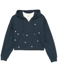 SPORT b. by agnès b. - Floral Embroidery Hoodie - Lyst