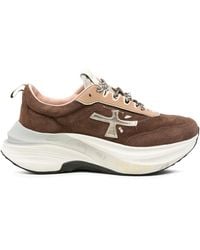Premiata - Leopard-Print Suede Sneakers - Lyst