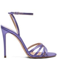 Casadei - Julia Satin Sandals - Lyst