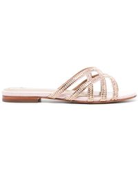 Nicoli - Zuri Crystal-embellished Sandals - Lyst