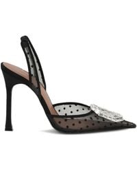 AMINA MUADDI - Sandales Camelia 105 Mm À Pois - Lyst