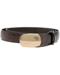 Alberto Luti - Croc-Effect Leather Belt - Lyst