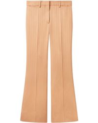 Stella McCartney - Low-Rise Striped Trousers - Lyst