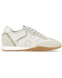 Hogan - Olympia-Z Nubuck Leather Sneakers - Lyst