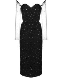 ANOUKI - Sequinned Velvet Dress - Lyst