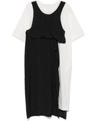 Y's Yohji Yamamoto - Panel Detailing Dress - Lyst