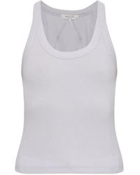 Rag & Bone - Ribbed-Knit Racerback Tank Top - Lyst