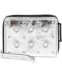DSquared² - Portemonnaie Mit Craquelé-Effekt - Lyst