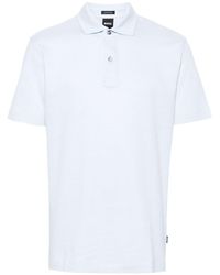 BOSS - Mélange-effect Polo Shirt - Lyst