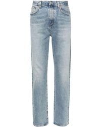 Agolde - Halbhohe Curtis Tapered-Jeans - Lyst