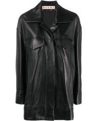 Marni Jas Met Enkele Rij Knopen - Zwart