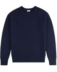 Fay - Elbow Patch Crew Neck Sweater - Lyst