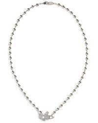 Vivienne Westwood - Thames Mini Bas Relief Necklace - Lyst