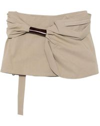 Hyein Seo - Knotted Mini Skirt - Lyst