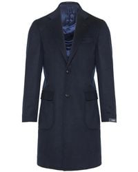 Barba Napoli - Single-Breasted Cashmere Coat - Lyst