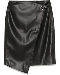 Karl Lagerfeld - Faux-Leather Mini Skirt - Lyst