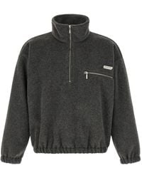 Song For The Mute - Pull À Col Zippé Et Écusson À Logo - Lyst