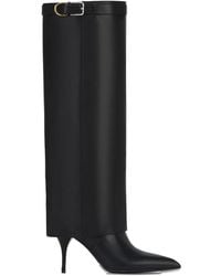 POTAMY - Leather Knee-High Boots - Lyst