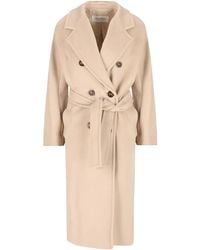 Max Mara - Madame 101801 Double-Breasted Belted Coat - Lyst