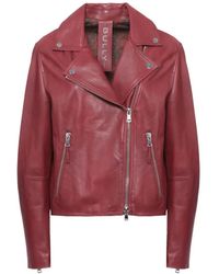 Bully - Biker Leather Jacket - Lyst