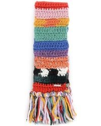 DSquared² - Bufanda De Ganchillo Con Flecos - Lyst
