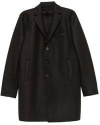 Harris Wharf London - Notched-Lapel Single-Breasted Coat - Lyst