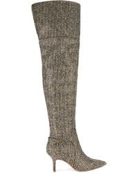 Kurt Geiger - 70mm Mayfair Crystal-embellished Over-the-knee Boots - Lyst