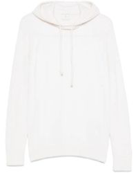 Eleventy - Drawstring Hoodie - Lyst