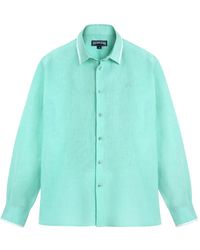 Vilebrequin - Long-Sleeved Linen Shirt - Lyst